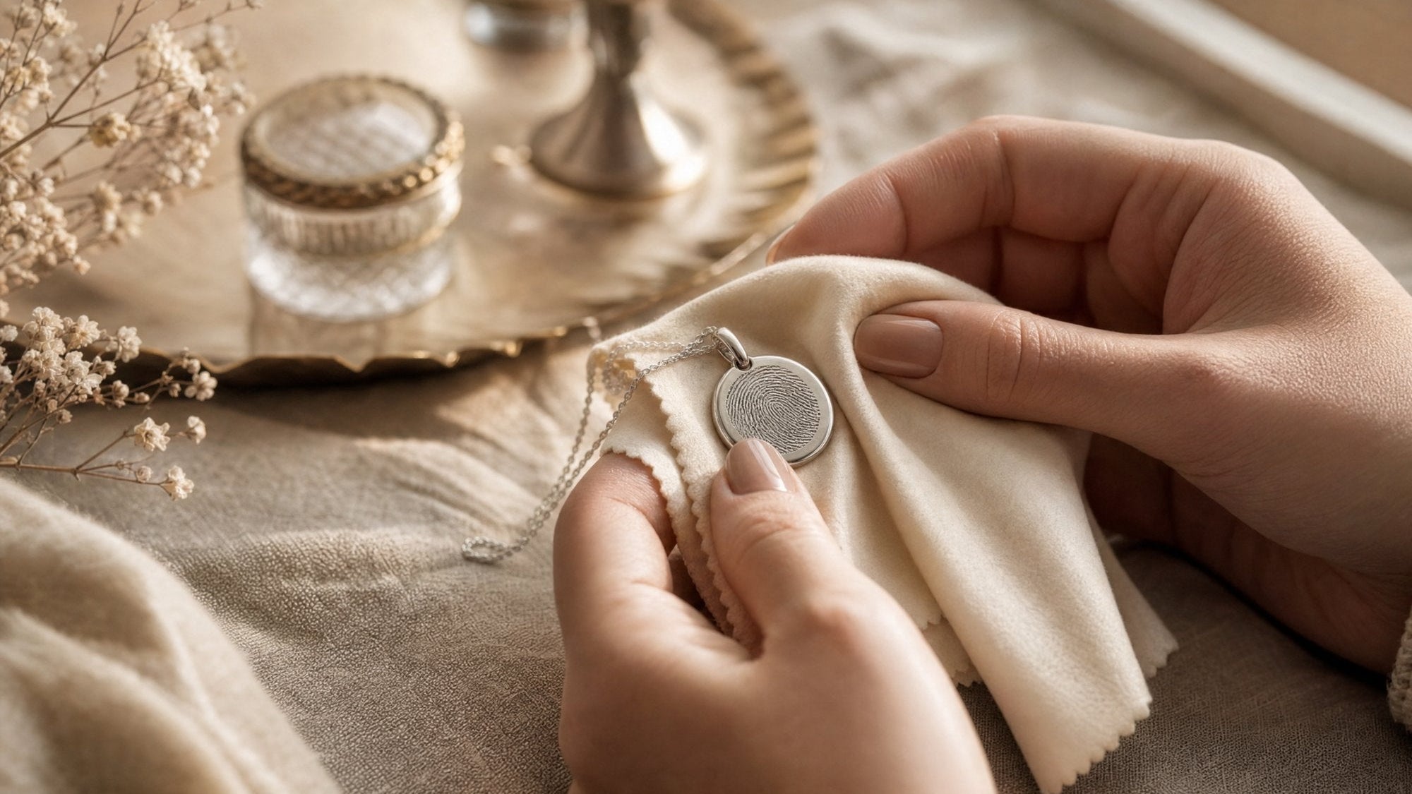 How to Care for Your Ashes Jewellery: Cleaning, Wearing, and Storing — Devall & Son Memorial Jewellery