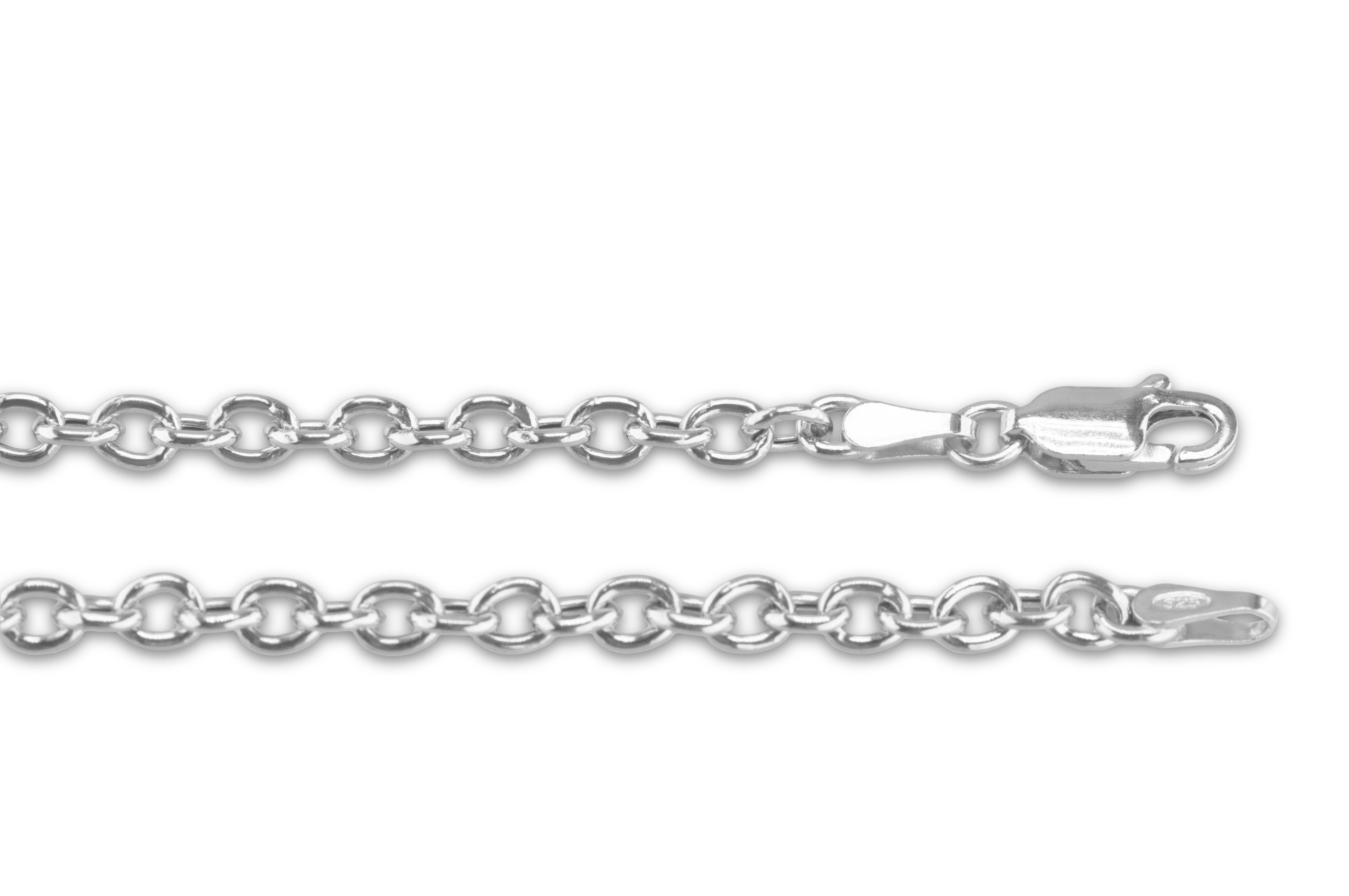 Silver Anchor Chain 45cm in Silver - Silver memorial jewellery