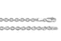 Silver Anchor Chain 45cm in Silver - Silver memorial jewellery