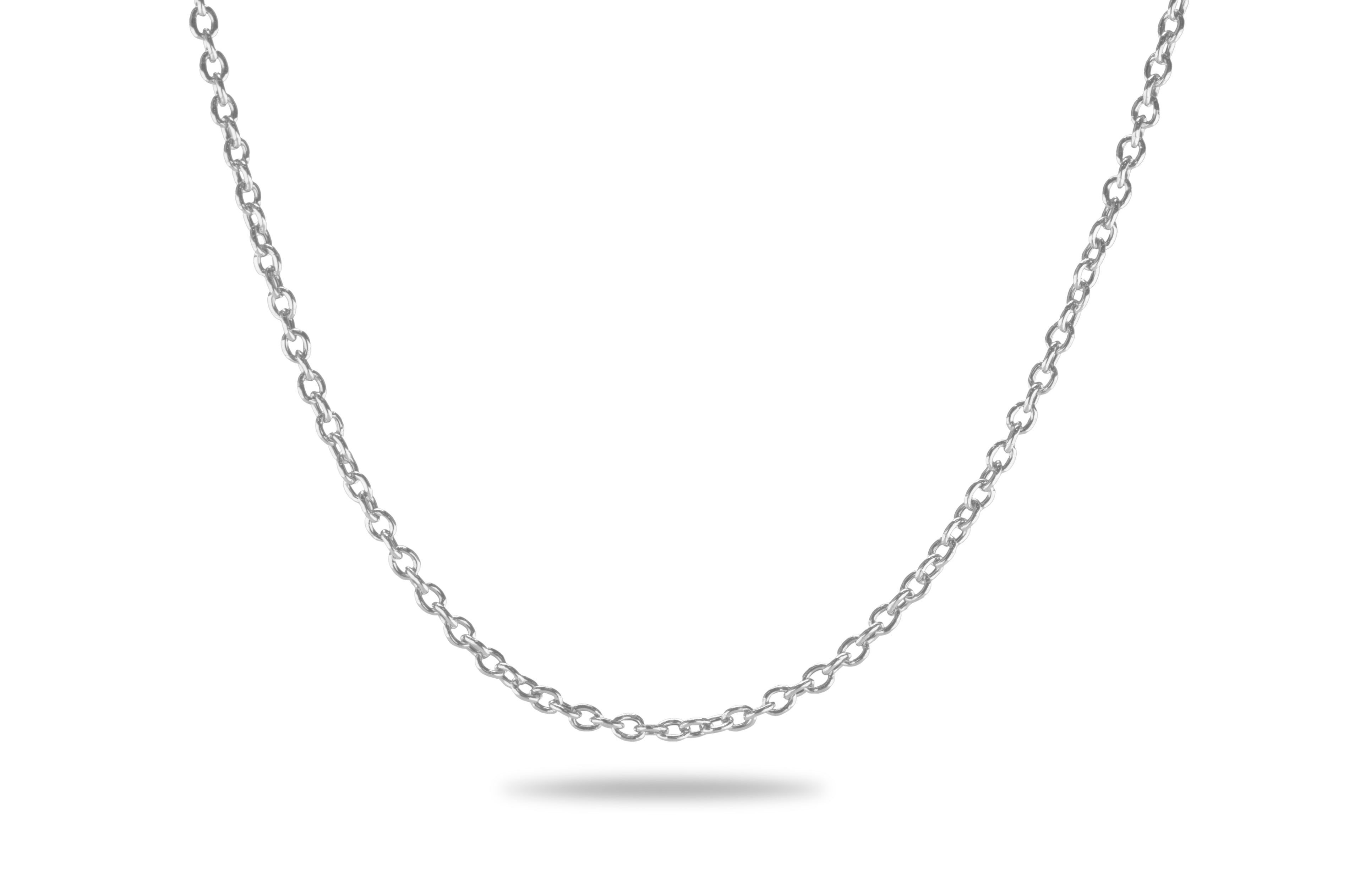 Silver Anchor Chain 45cm in Silver - Silver memorial jewellery