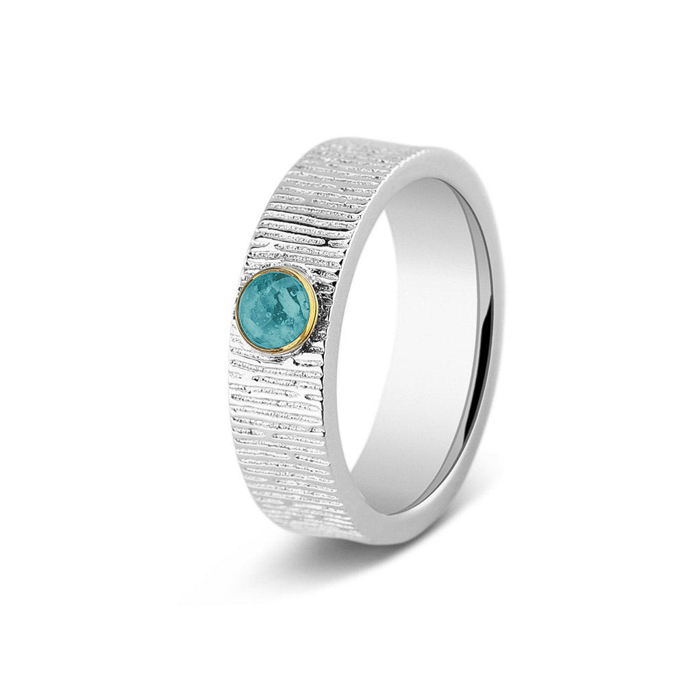Vertical Wrinkle Ring 6mm