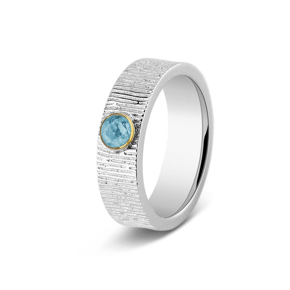 Vertical Wrinkle Ring 6mm