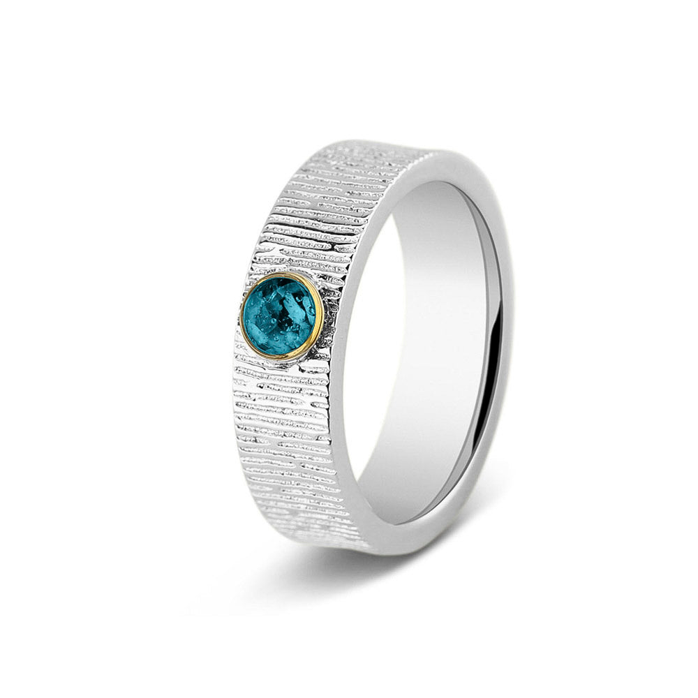 Vertical Wrinkle Ring 6mm