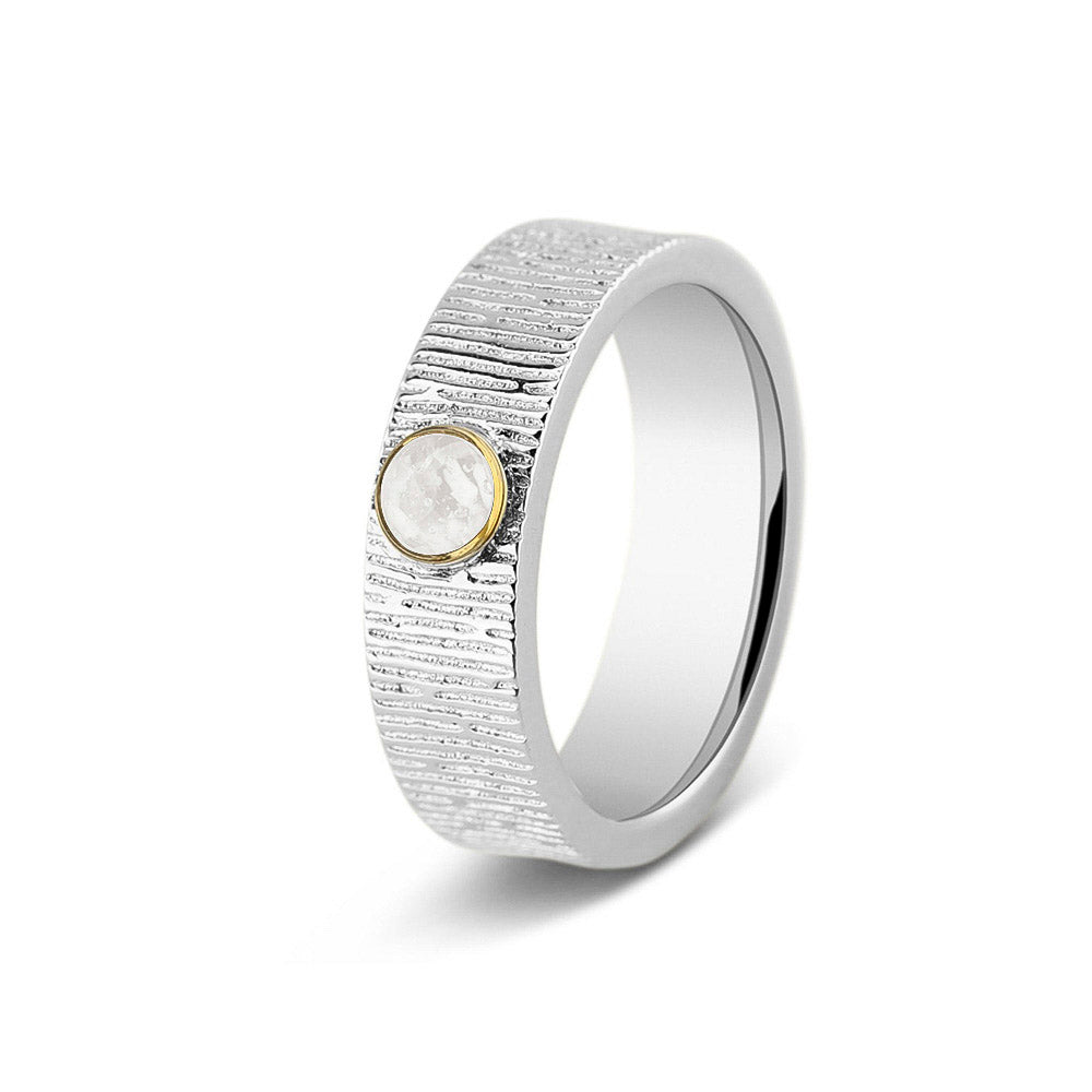Vertical Wrinkle Ring 6mm