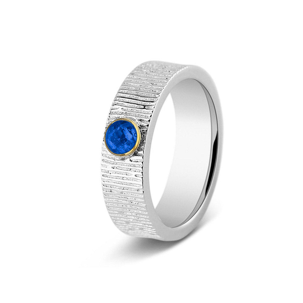 Vertical Wrinkle Ring 6mm