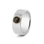 Vertical Wrinkle Ring 8mm