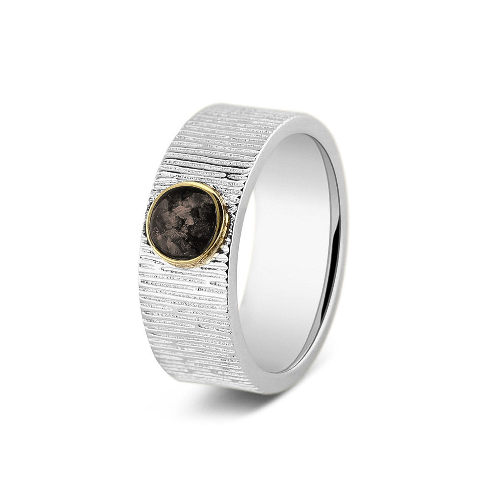 Vertical Wrinkle Ring 8mm