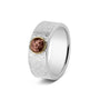 Vertical Wrinkle Ring 8mm