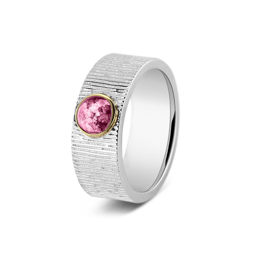 Vertical Wrinkle Ring 8mm