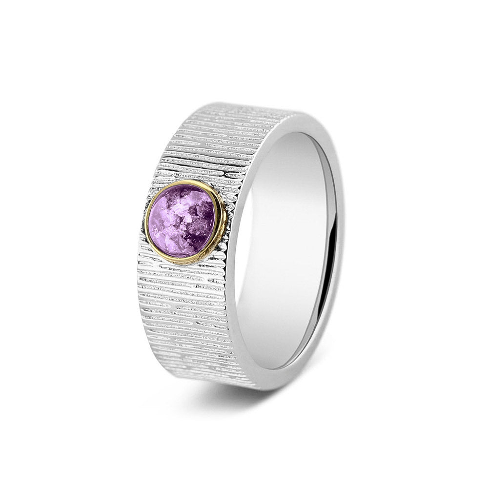 Vertical Wrinkle Ring 8mm