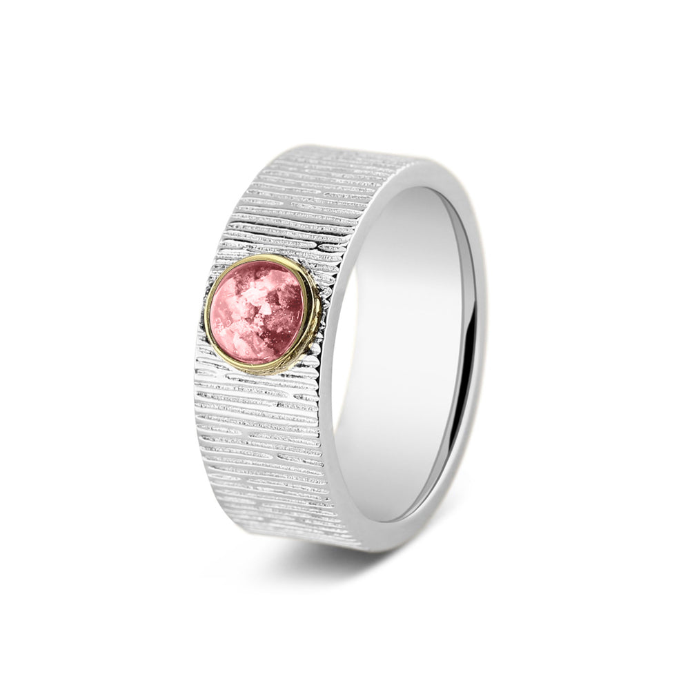 Vertical Wrinkle Ring 8mm