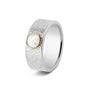 Vertical Wrinkle Ring 8mm