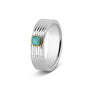 Horizontal Wrinkle Ring 6mm