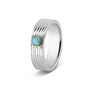 Horizontal Wrinkle Ring 6mm