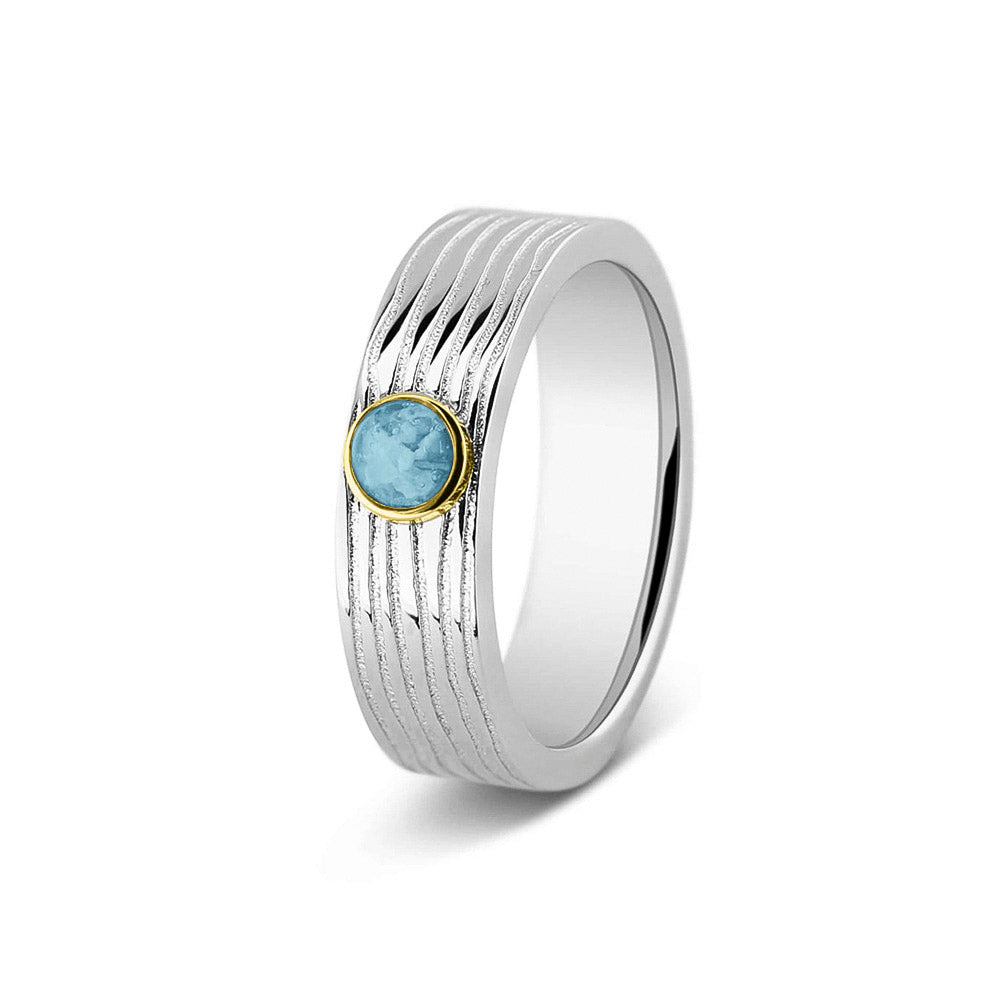 Horizontal Wrinkle Ring 6mm