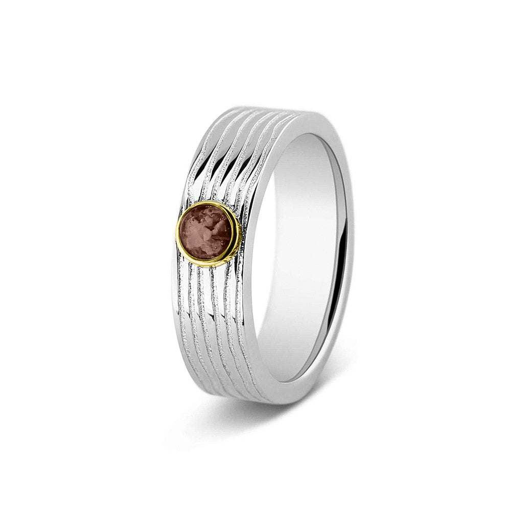 Horizontal Wrinkle Ring 6mm