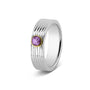 Horizontal Wrinkle Ring 6mm