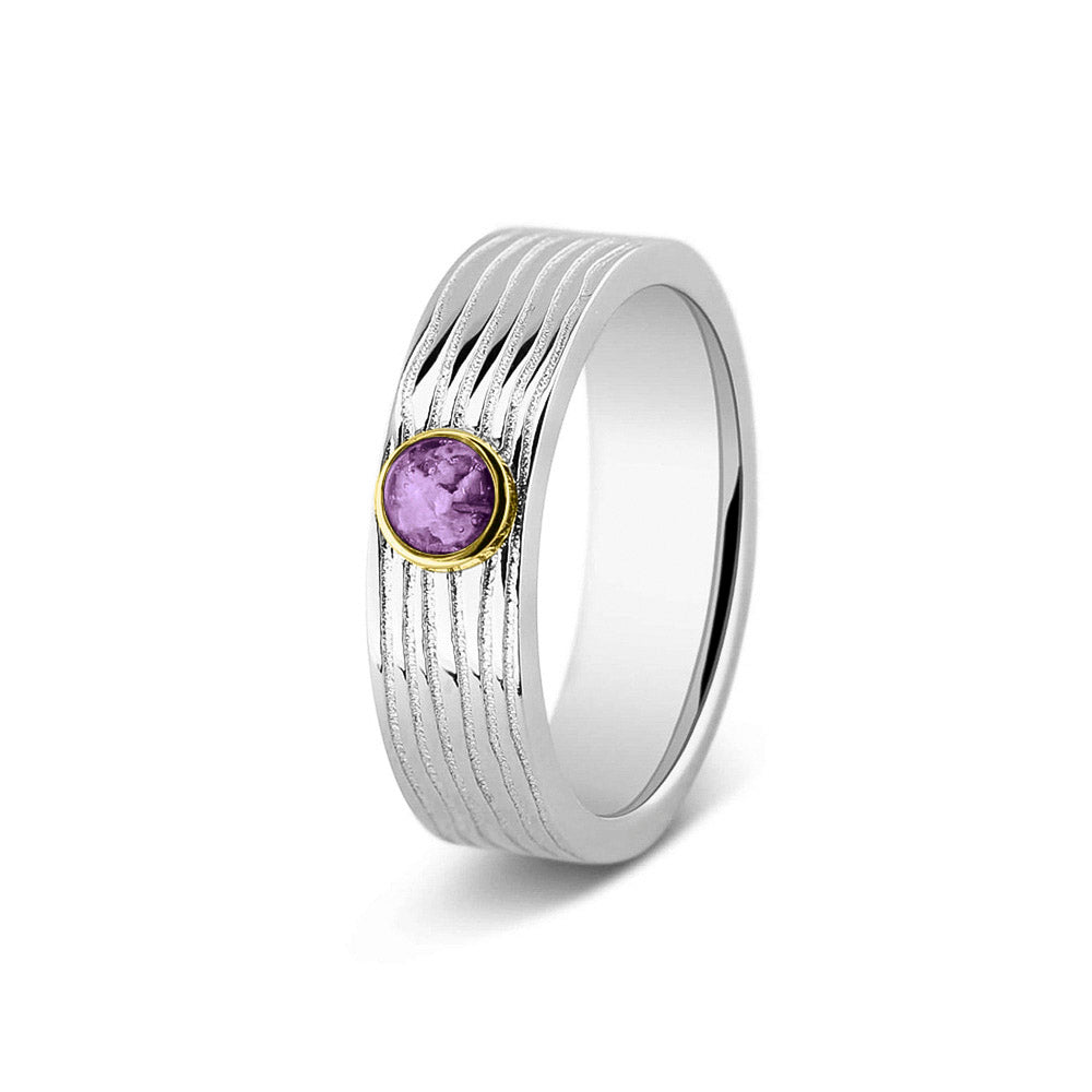 Horizontal Wrinkle Ring 6mm