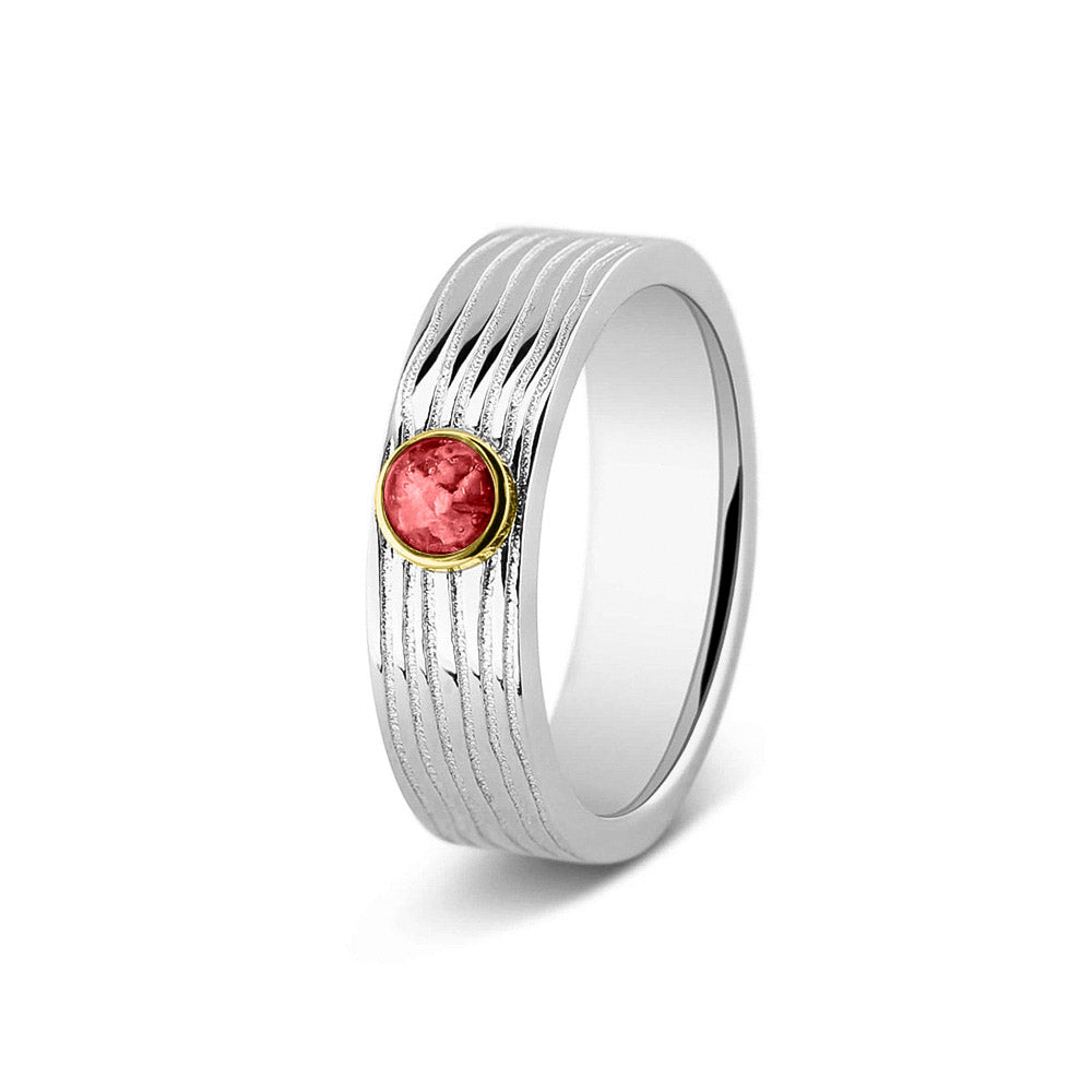 Horizontal Wrinkle Ring 6mm