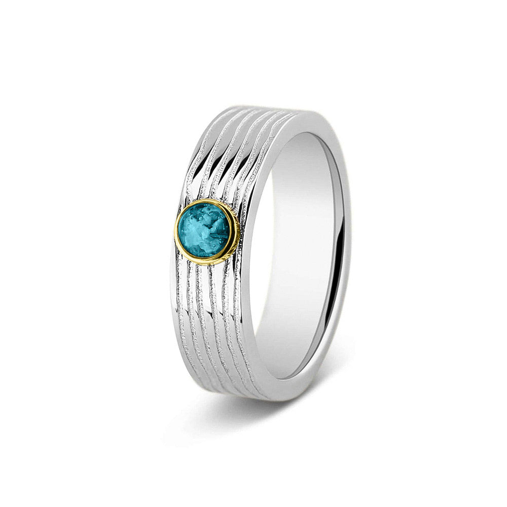 Horizontal Wrinkle Ring 6mm