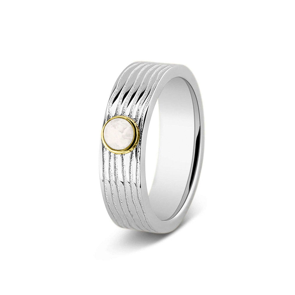 Horizontal Wrinkle Ring 6mm