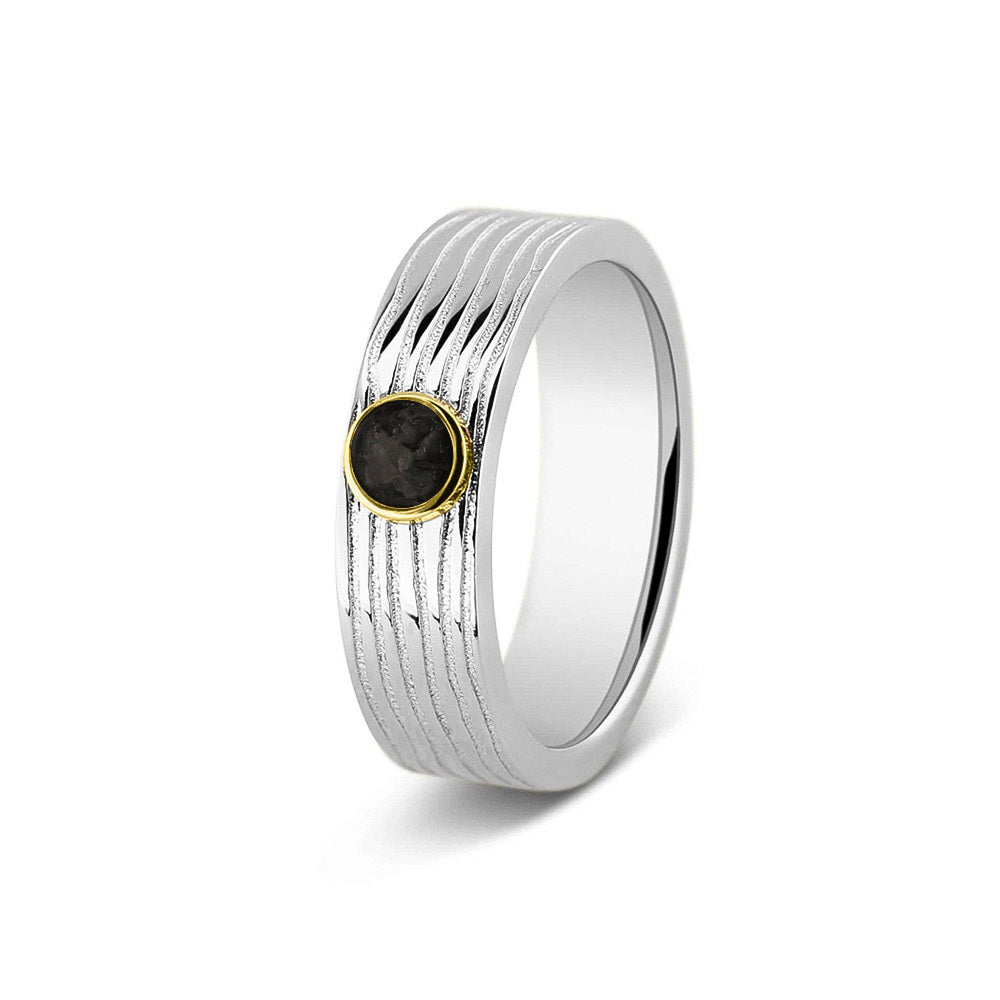 Horizontal Wrinkle Ring 6mm