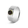 Horizontal Wrinkle Ring 8mm