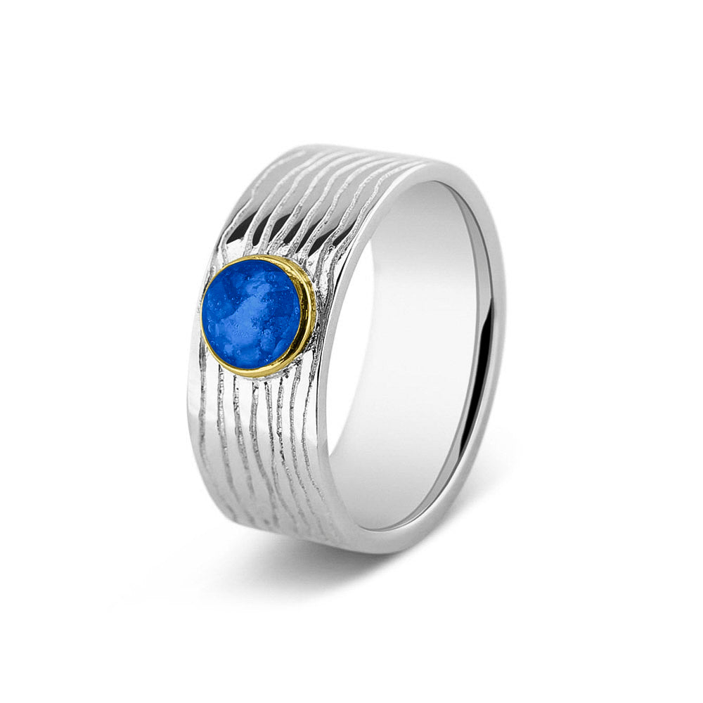 Horizontal Wrinkle Ring 8mm