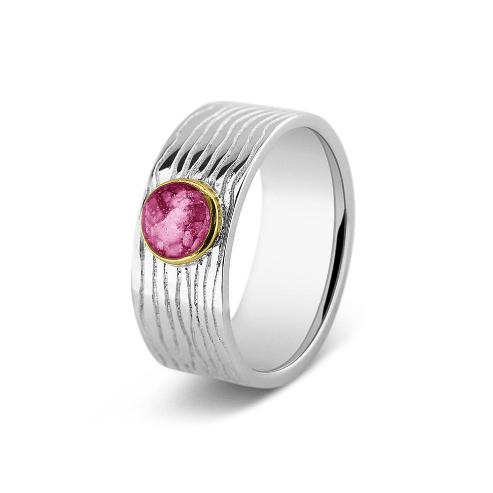 Horizontal Wrinkle Ring 8mm