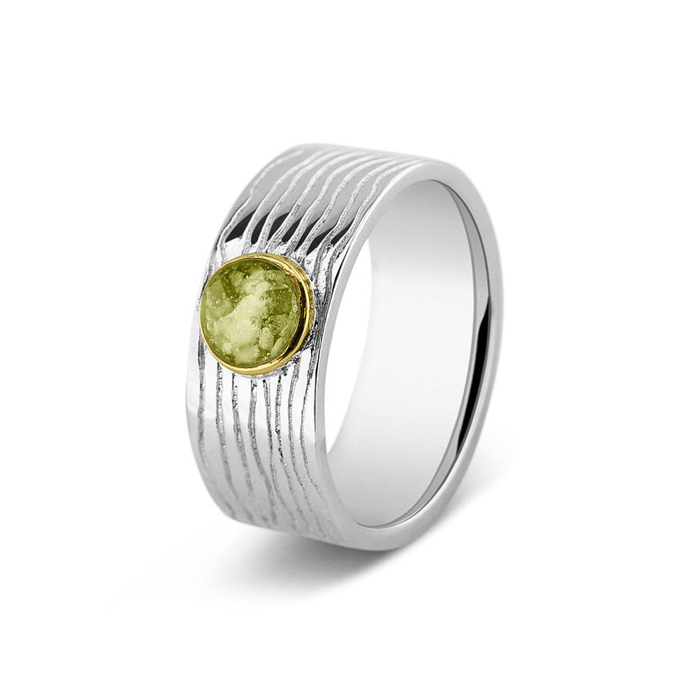 Horizontal Wrinkle Ring 8mm