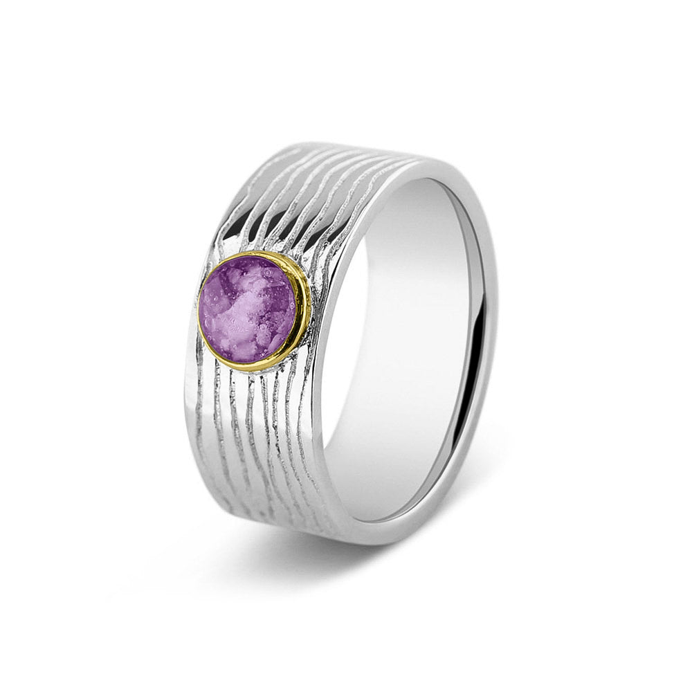 Horizontal Wrinkle Ring 8mm