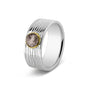 Horizontal Wrinkle Ring 8mm