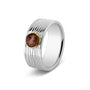 Horizontal Wrinkle Ring 8mm