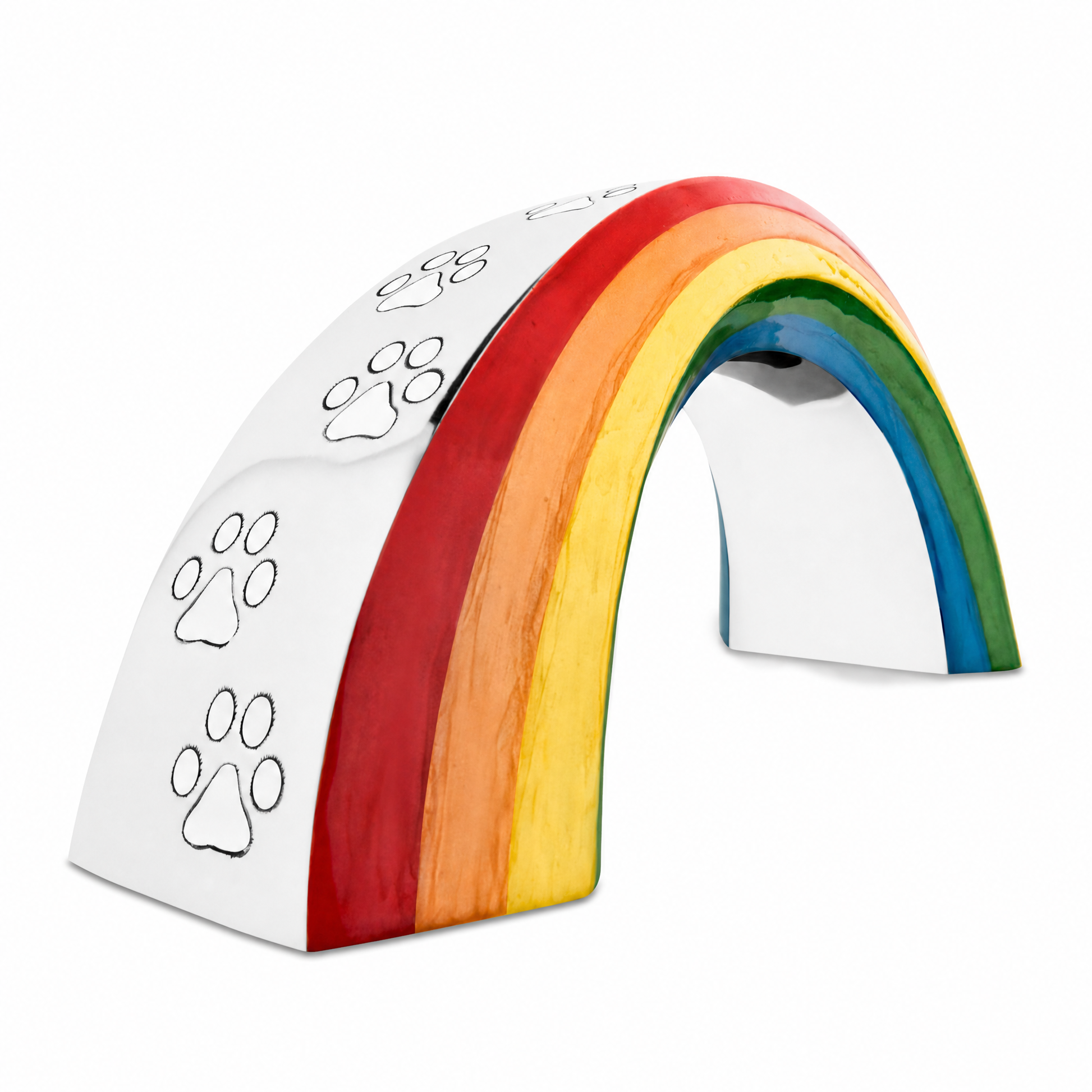 Rainbow™ Small Pet Urn Pol Silver