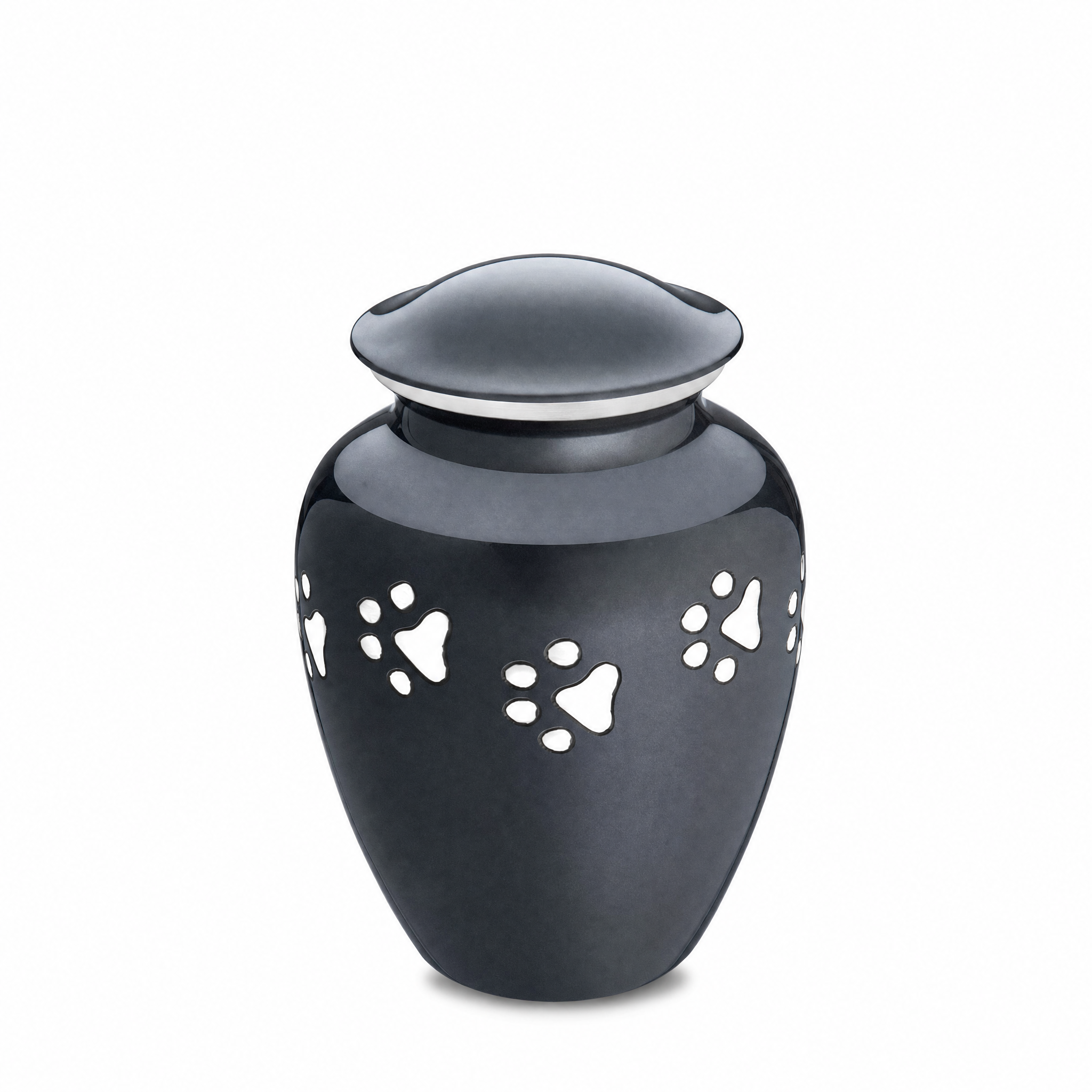 Classic™ Large Pet Urn Midnight & Bru Pewter