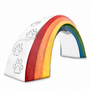 Rainbow Large Pet Urn Pol Silver