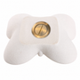 Butterfly with Heart Accent Keepsake Urn White & Berry