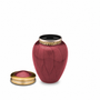 Blessing™ Keepsake Urn Pearl Crimson & Bru Gold