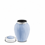 Blessing™ Keepsake Urn Pearl Blue & Pol Silver