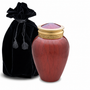 Blessing™ Medium Urn Pearl Crimson & Bru Gold
