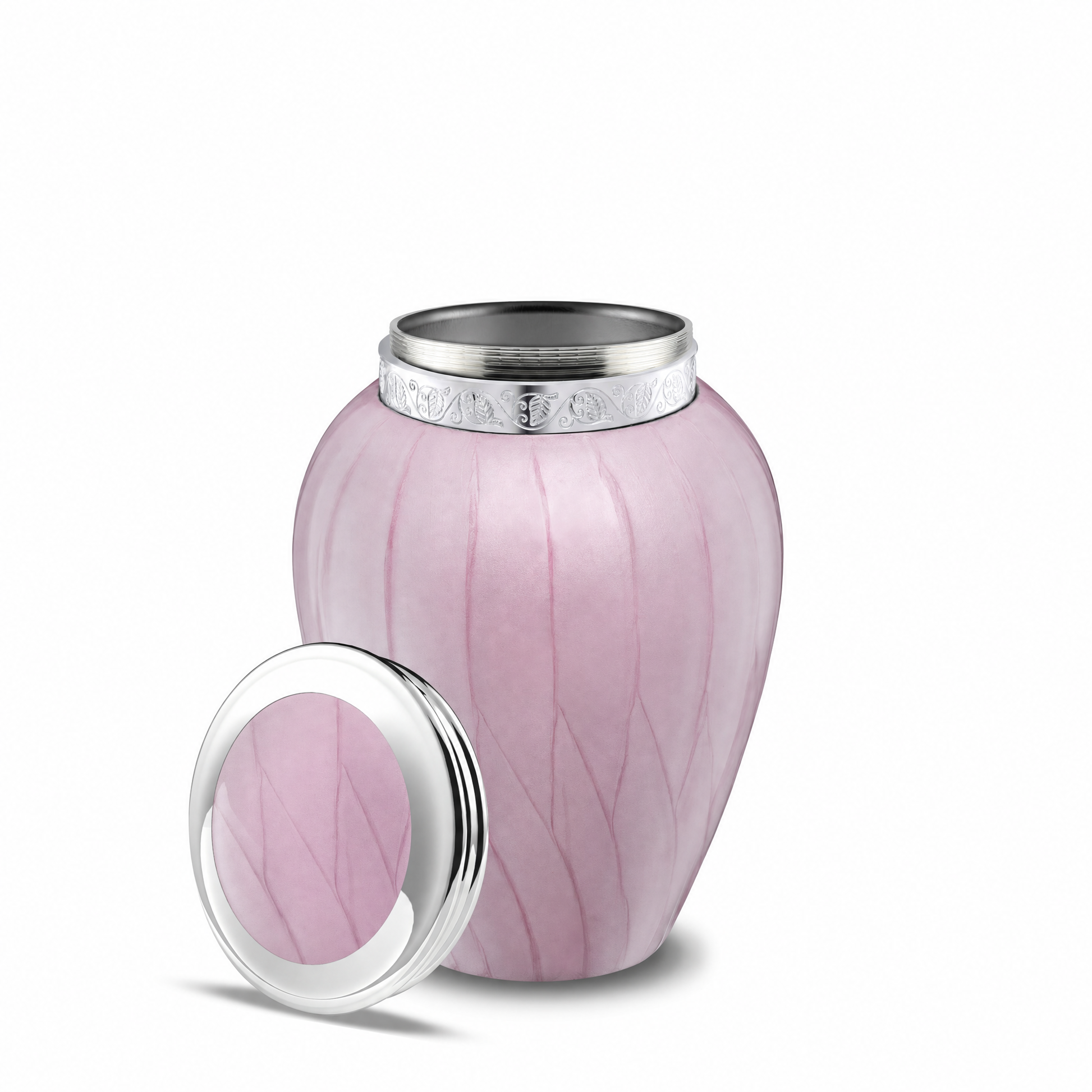 Blessing™ Medium Urn Pearl Pink & Pol Silver