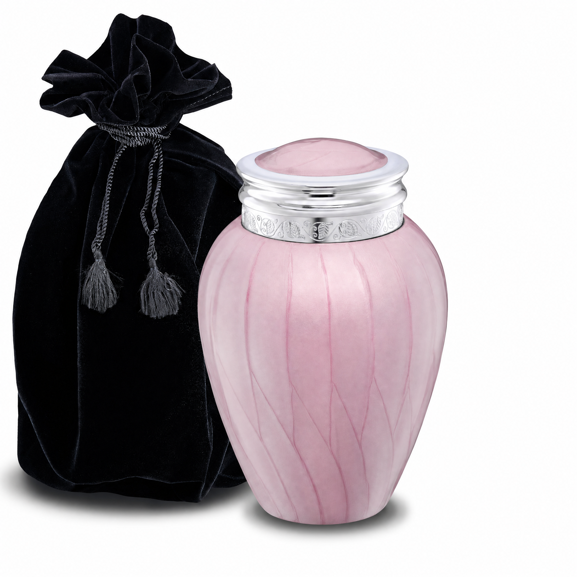Blessing™ Medium Urn Pearl Pink & Pol Silver