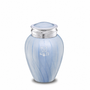 Blessing™ Medium Urn Pearl Blue & Pol Silver