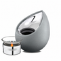 Drop™ Tealight Urn French Grey & Pol Silver
