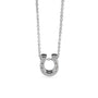Horse Shoe Necklace in S - Silver memorial jewellery