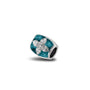 Daisy Charm in Turquoise - Silver memorial jewellery