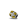 Daisy Charm in Yellow - Silver memorial jewellery