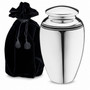 ArtDeco™ Adult Urn Pol Silver