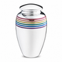 Pride™ Rainbow Adult Urn Pol Silver