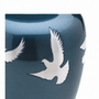 Divine™ Flying Doves Urn Blue & Bru Pewter